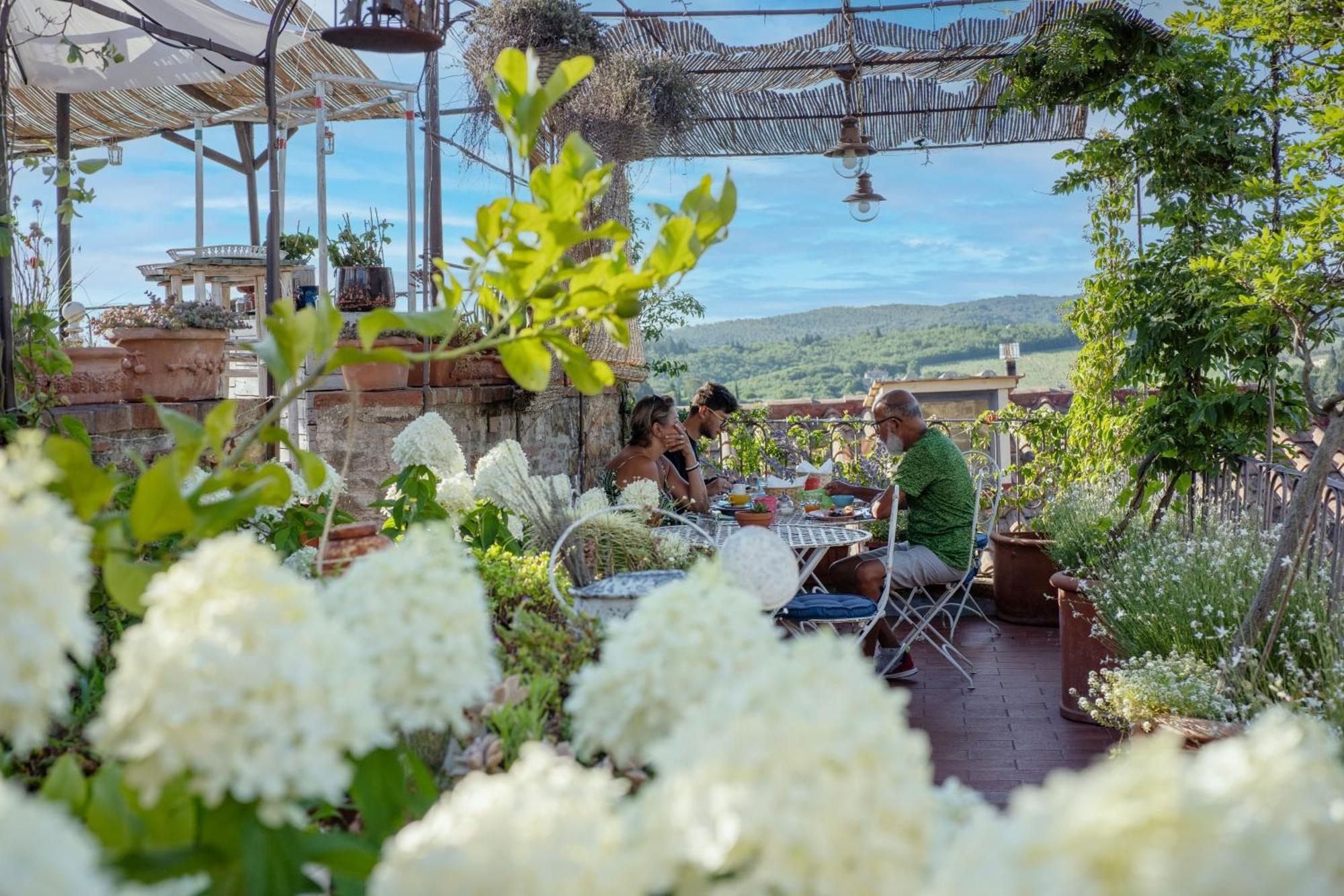 Le Terrazze Del Chianti B&B Residenza D'Epoca E Di Charme San Donato in Poggio Ngoại thất bức ảnh