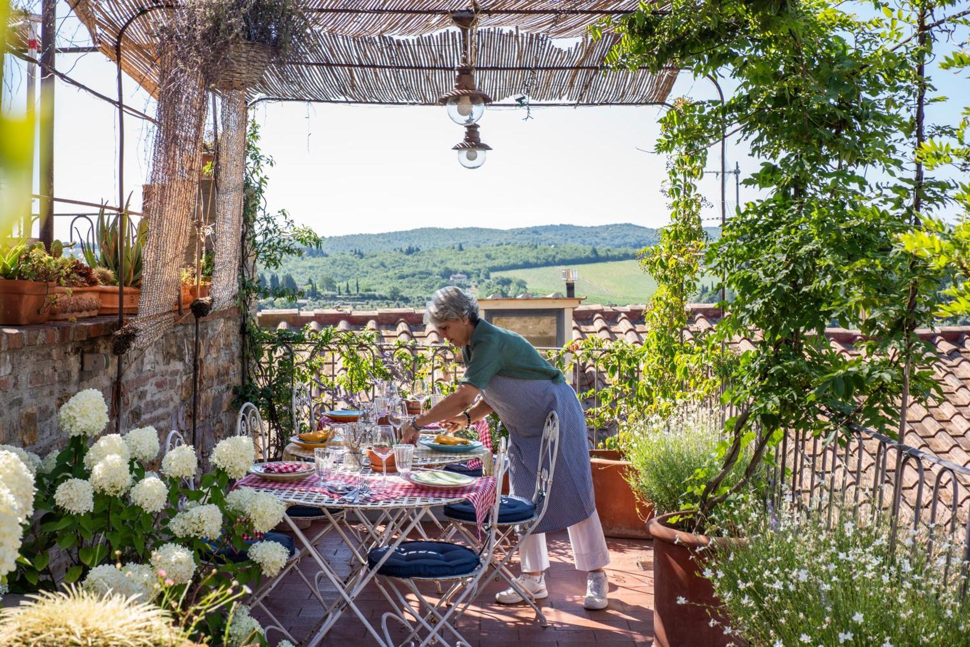 Le Terrazze Del Chianti B&B Residenza D'Epoca E Di Charme San Donato in Poggio Ngoại thất bức ảnh